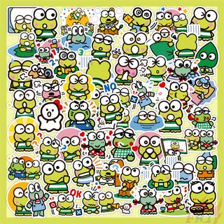 56 ชิ้น / ชุด ☆ สติกเกอร์ Kero Kero Keroppi สําหรับติดตกแต่ง ☆ สติกเกอร์ Doodle แฟชั่น กันน้ํา DIY