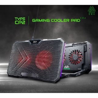 EGA YPE CP2 RGB Gaming Cooling Pad พัดลมโน๊ตบุ๊คเกมมิ่ง