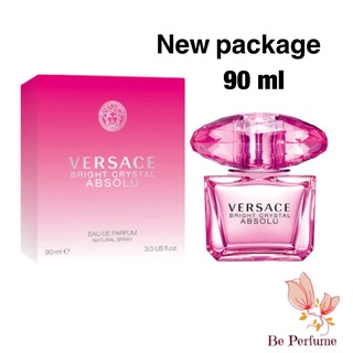 น้ำหอมแท้ versace Bright Crystal Absolu EDP 90 ml. กล่องซีล