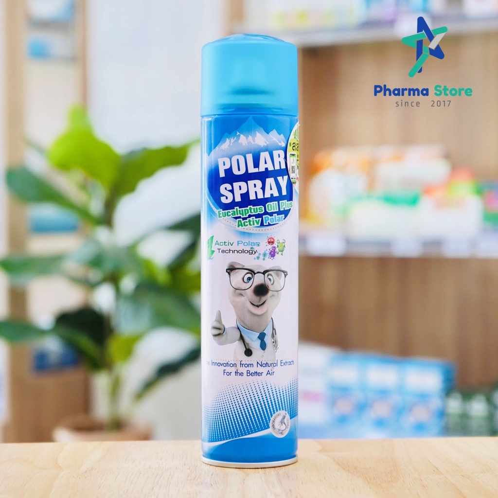 Polar Spray โพลาร์ สเปรย์ หอม เย็น สะอาด ปรับอากาศ กลิ่น ยูคาลิปตัส สดชื่น  | Shopee Thailand