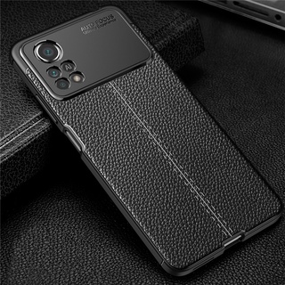 เคสโทรศัพท์ซิลิโคน TPU แบบนิ่ม หนัง PU หรูหรา สําหรับ Xiaomi Poco X4 Pro X4 X3 NFC X3 GT M4 Pro M3 Pro C3 F3 GT F2 Pro