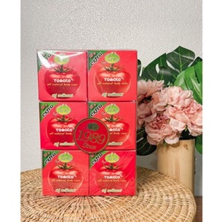 ⚡FLASH SALE⚡♡พร้อมส่ง สบู่มะเขือเทศแจม Tomato Soap Jam แพค 12 ก้อน