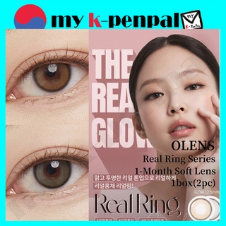 [OLENS] คอนแทคเลนส์ นิ่ม ลาย Blackpink สไตล์เกาหลี (1 เดือน) 1 กล่อง (2 ชิ้น)