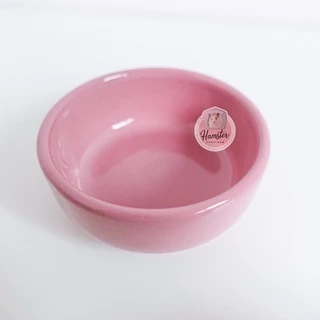 [Hamsterth] ชามอาหาร ถ้วย เซรามิค มี 6 สี สวยๆ ใส่อาหารสัตว์เลี้ยงขนาดเล็ก แฮมสเตอร์ เม่นแคระ