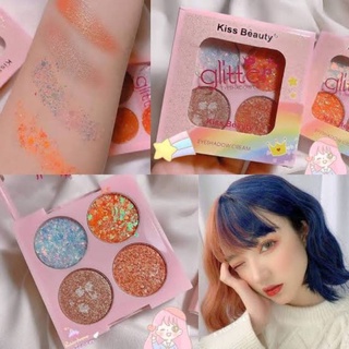 Kiss beauty​ Glitter​ EYESHADOW​ สายปาร์ตี้