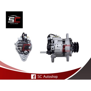 ALTERNATOR TOYOTA MIGHTY-X 2L ไดชาร์จ โตโยต้า ไมตี้เอ็กซ์ 2L มีปั๊มลมตูดได คัทเอาท์นอก 12V 55A สินค้าใหม่ 100% รับประกัน