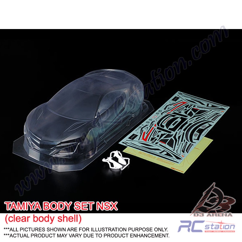 Tamiya Body Shell 51586 - Tamiya RC BODY SET NSX [51586]