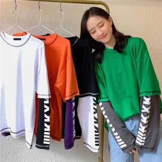 【CHAOYICHU】Korean style two-piece long-sleeved shirt for women