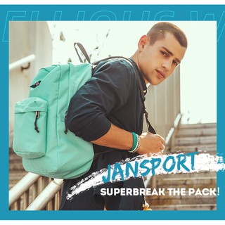 เป้ JanSport BLACK LABEL SUPERBREAK TWK8 Lightweight School Bookbag Backpack เป้สะพายหลัง กระเป๋าเป้ กันน้ำ