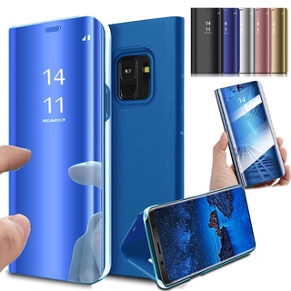 Vivo V17 Pro V19 เคสฝาพับกระจกอัจฉริยะ แบบใส ตั้งได้ สําหรับ Vivo S1 Pro iQoo Neo -01