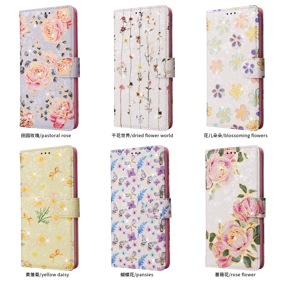 เคส ซัมซุง Case for Samsung Galaxy A07 A17 A06 A16 A26 A36 A56 A55 A54 A35 A34 A15 A14 A13 A25 A32 A33 A53 5G เคสมือถือหนังกันกระแทกฝาพับพร้อมช่องใส่บัตร Flip Cover Wallet Soft TPU Silicone Case Fashion Phone With Card Pocket Slots ซองมือถือ