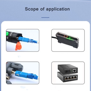 R* อะแดปเตอร์ไฟเบอร์ออปติคอล SC ตัวผู้ เป็น LC ตัวเมีย SC-LC ไฮบริด