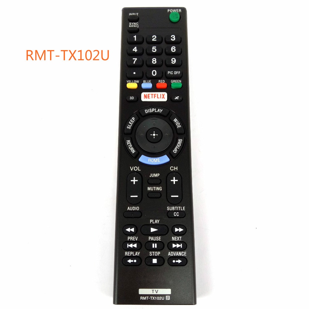 ใหม่เปลี่ยน RMT-TX102U รีโมทคอนโทรลสําหรับ SONY TV สําหรับ KDL-32W600D KDL-40W650D KDL-48W650D KDL32