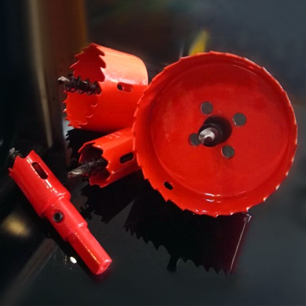 1638Mm M42 Hss Steel Iron Hole Saw Holesaw Cutter Cutting Kit Opener