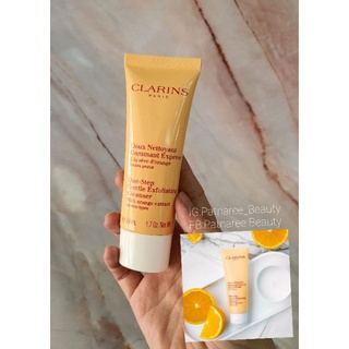 Clarins One Step Cleanser ..โฟมสครัปหลอดส้ม 50ml ป้ายไทย