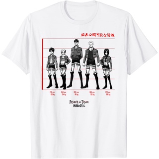 เสื้อยืดผ้าฝ้ายพิมพ์ลายแฟชั่น เสื้อยืด พิมพ์ลาย Attack on Titan Lineup