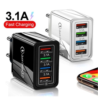 USB Charger Quick Charge 4.0 3.0 Universal Wall 4พอร์ต