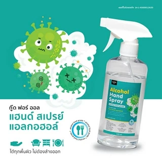 Goodforall Alcohol Hand Spray I Alcohol Food Grade แฮนด์ สเปรย์ แอลกอฮอล์ 75%