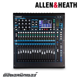 ALLEN&amp;HEATH QU-16 ดิจิตอลมิกเซอร์ สำหรับ งานแสดงสดหรือสตูดิโอ  ด้วยอินพุตไมโครโฟน 16 ตัวพร้อมเฟดเดอร์ฟลายเอฟเฟกต์ในตัว