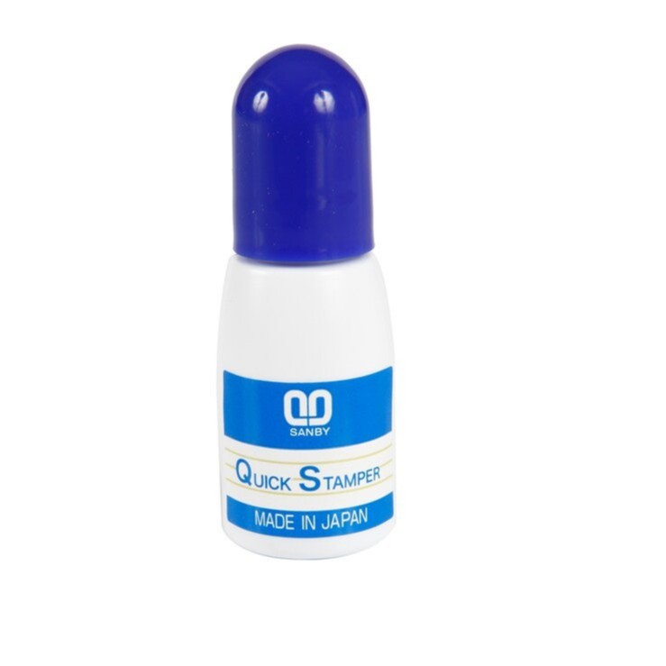 หมึกเติมตรายาง หมึกในตัว ซันบี้ 10 ซีซี. สีน้ำเงิน