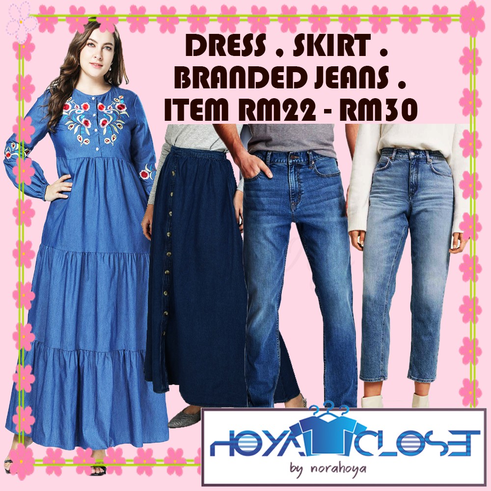 LIVE ~ DENIM DRESS & ITEM RM22 - RM35