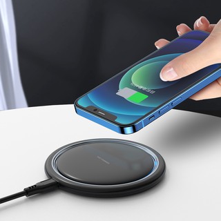 OWIRE ที่ชาร์จไร้สาย Quick Wireless Charger 15W /10W Fast Charge แท่นชาร์จไร้สาย ชาร์จเร็ว for i8 X XR 12