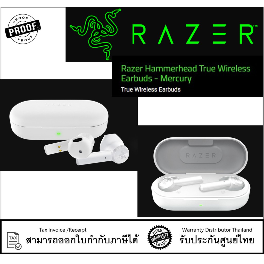 Razer Hammerhead True Wireless-Earbuds-Mercury