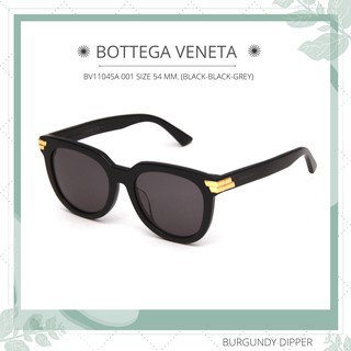 แว่นกันแดด BOTTEGA VENETA : BV1104SA 001 SIZE 54 MM. (BLACK-BLACK-GREY)