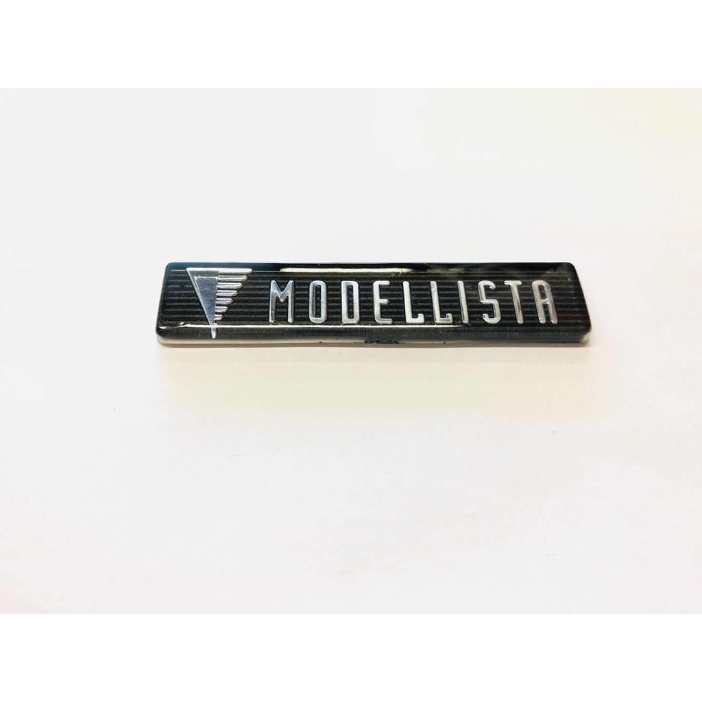 Modellista Skirting Logo Emblem Modellista VellFire Alphard Toyota Harrier Toyota Wish Logo