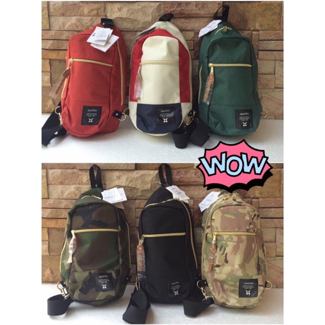 ANELLO VERTICAL-TYPE BODY BAG AT-B0194 (6 Color) *ของแท้*