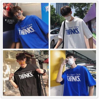 เสื้อยืด แขนสั้น คอกลม ทรงหลวม พิมพ์ลาย สไตล์เกาหลี ฮ่องกง ฮาราจูกุ สำหรับผู้ชาย