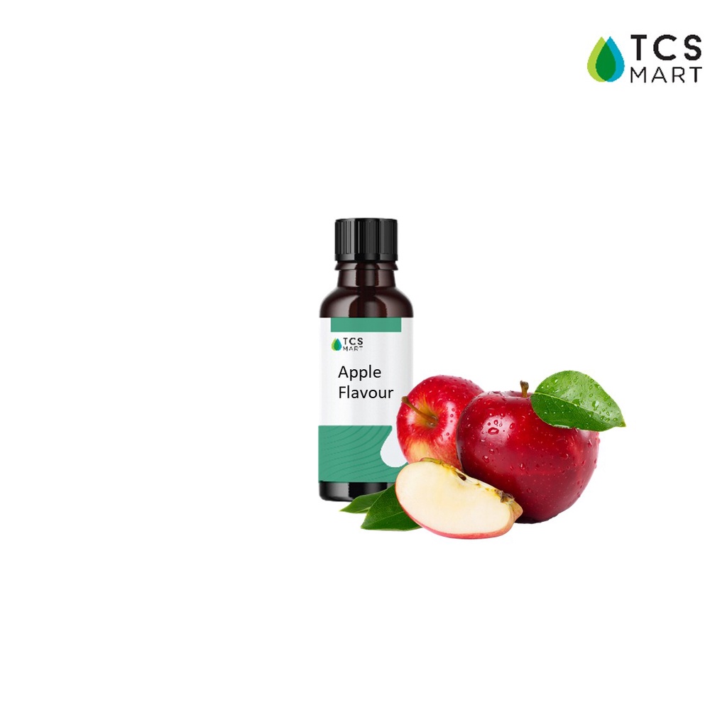 สารแต่งกลิ่นผสมอาหาร กลิ่นแอปเปิ้ลเขียว Green Apple Flavour (Water Soluble) 25, 100 ml