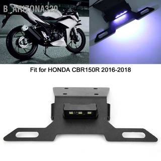 B_Arizona329 ตัวยึดป้ายทะเบียนรถจักรยานยนต์ พร้อมไฟ Led สําหรับ Honda Cbr150R 16‐18