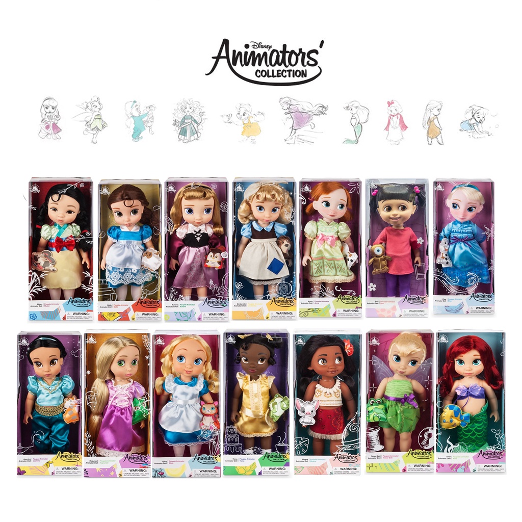 ของแท้นำเข้า🇺🇸 ตุ๊กตา AMT Animator doll คอลใหม่ล่าสุด 1,350 บาท จาก Disney Store 🇺🇸
