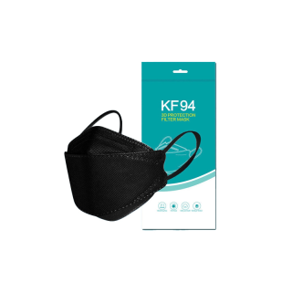 หน้ากากอนามัย KF94 4D หนา 4 ชั้น สไตล์เกาหลี ระบายอากาศได้ดี 2 สี สีขาว สีดำ [แพ็ค 10 ชิ้น]