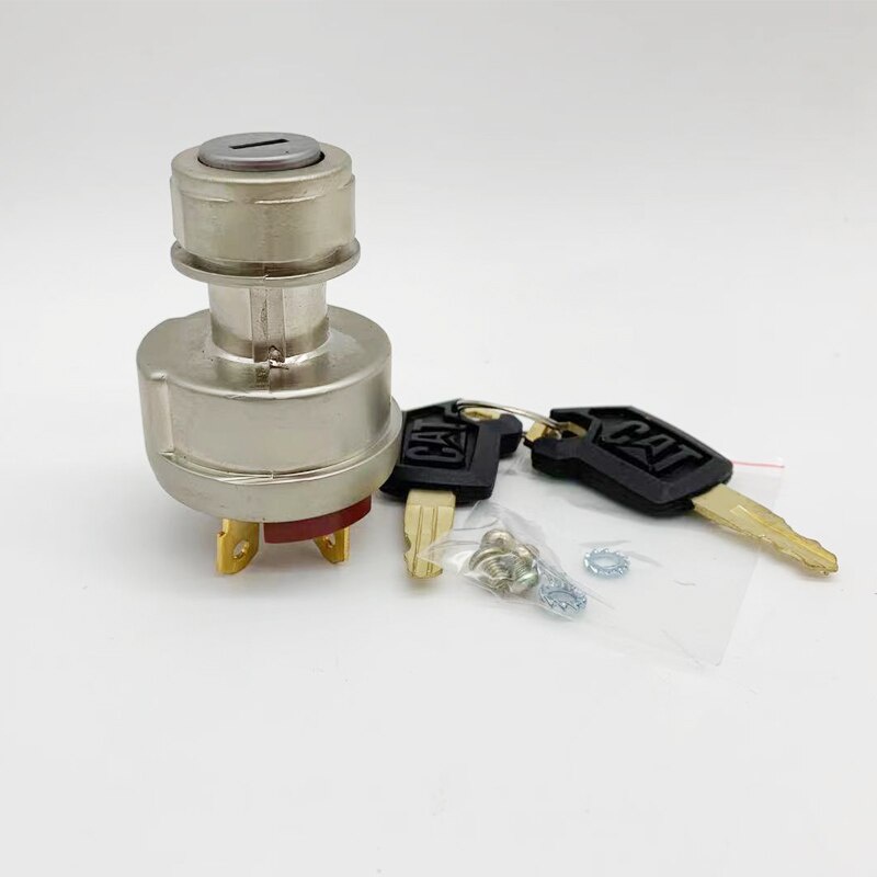 ชิ้นส่วนรถขุดแมว E320C สวิตช์จุดระเบิด E313B E320B สวิตช์จุดระเบิด E307D E312D สวิตช์จุดระเบิด 3E-01