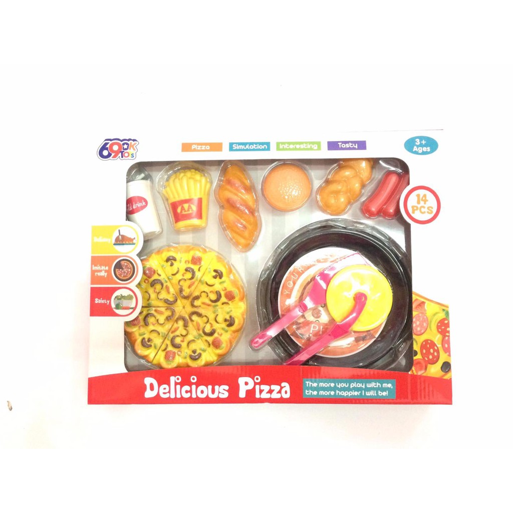 ชุดเครื่องครัว ทำ Pizza ของเล่นเสริมพัฒนาการเด็ก