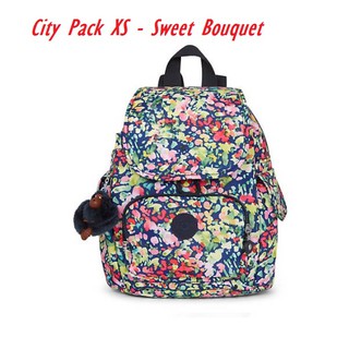 Kipling City Pack XS ลายดอกไม้ Sweet Bouquet