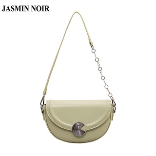 Jasmin NOIR กระเป๋าสะพายข้าง สะพายข้าง หนัง PU สายโซ่ สําหรับผู้หญิง