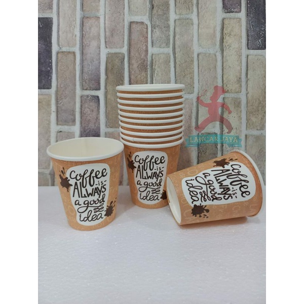 ถ้วยกาแฟ 6,5 ooz Oakey 50pcs (Random Motif)