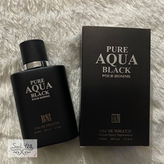น้ำหอมนำเข้า Pure Aqua Black Pour Homme 100ml.