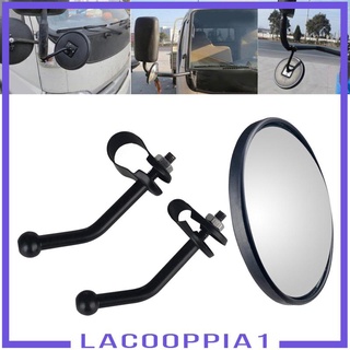 [lacooppia1] กระจกนูน ทรงกลม อุปกรณ์เสริม สําหรับรถบรรทุก รถบัส โรงเรียน