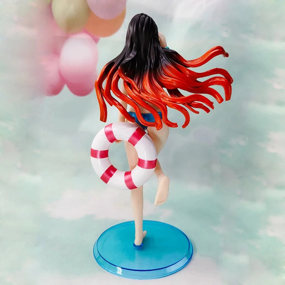 Jenniferdz Pvc Kamado Nezuko Kimetsu No Yaiba Collectible Model Anime Demon Slayer Christmas Gift Fashion Trend Standing Posture Toy Figures Swimwear Action Figure ราคาท ด ท ส ด