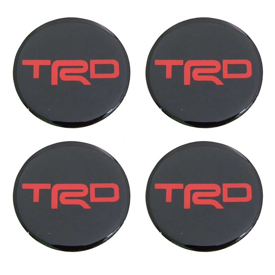 60mm. สติกเกอร์ TRD สติกเกอร์ติดดุมล้อ สติกเกอร์เรซิ่น กว้าง 60 มิล.(6เซนติเมตร)