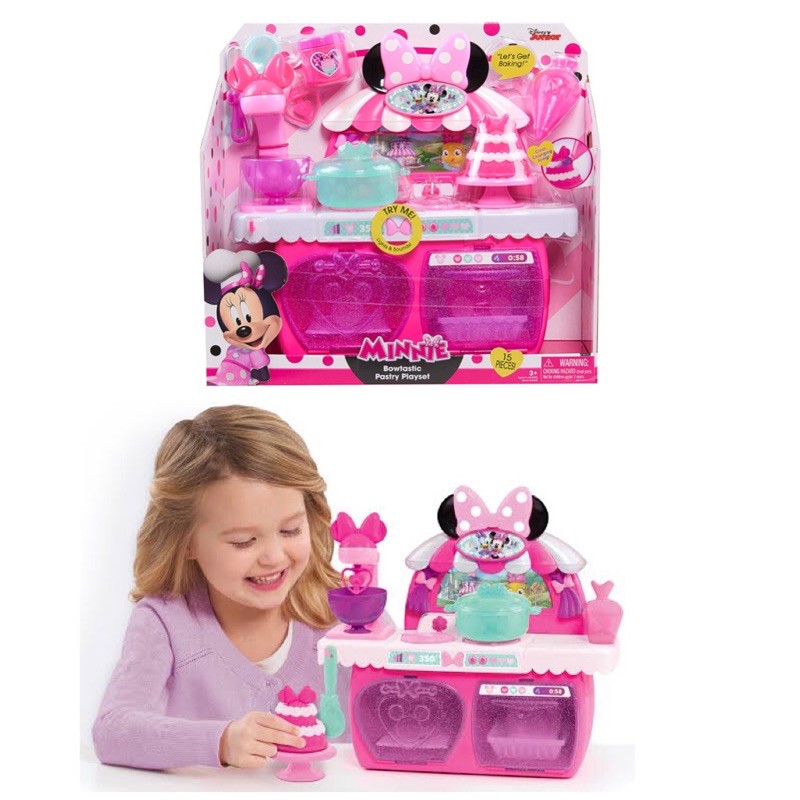minnie's happy helpers bowtastic pastry playset