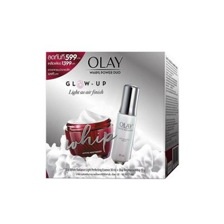 Olay Glow-Up Whips Power Duo ของแท้ พร้อมส่ง