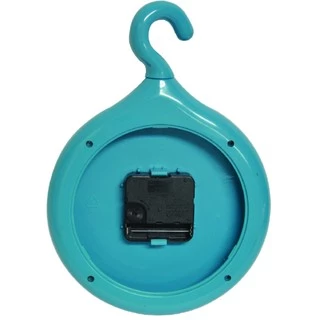 นาฬิกแขวน 7" ขอบพลาสติกสีฟ้า พลาสติกโค้งนูน รุ่น MV250 BLUE