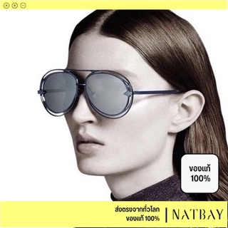 ใส่โค้ด NATBMAR1 ลด50-🔥 แว่นกันแดด Karen Walker Navy D-Frame Jacques Sunglasses แว่นตาแฟชั่น