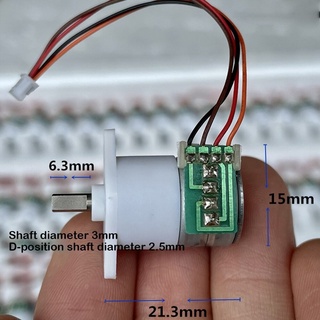 2-phase 4-wire Stepper Motor 15BY Micro 15mm Motor Mini Precision All Metal Gear Motor PTZ Smart Electric Monitoring Acc