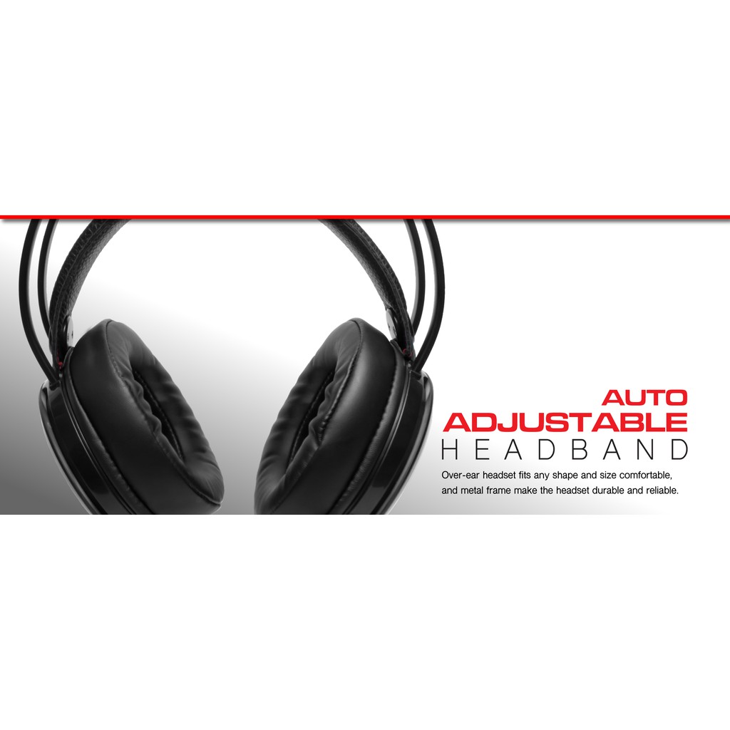 หูฟังเกมมิ่ง SIGNO HP-825 หูฟังคอม Gaming Headset USB เสียง Virtual Surround 7.1 ประกัน 1 ปี